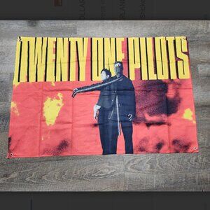 Twenty One Pilots Red and Yellow Flag